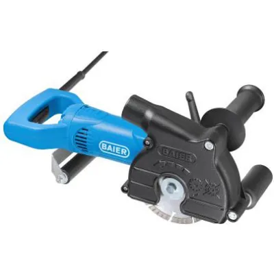 Baier Diamant-Mauernutfräse BDN 125 | 1700W | 2 Diamantscheiben | 30mm Nutbreite | Staubabsaugung | Koffer