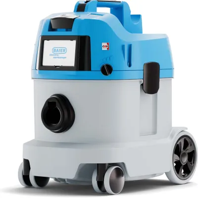 Baier Akku-Staubsauger ABSS213L 10565 | 36V | Werkstattsauger ohne Akku | 13L Behälter | 90 Min Laufzeit | 6kg | blau