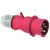 Bild: Bals CEE-Stecker 21005-TLS | 16A 4-polig | 400V 6h | IP44 | Multi-Grip Verschraubung | Schraubklemme | Kunststoff | rot