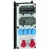 Bild: BALS Steckdosen-Kombination VARIABOX XL 89101 | CEE 16A/32A 400V | 4x SCHUKO | IP44 | Wandmontage | Kunststoff | grau