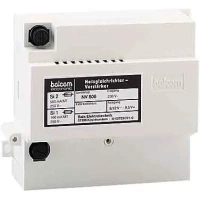 Balcom-CTC Netzgleichrichter-Verstärker NV 806 | 230V AC | 10V DC | Hutschiene | mithörgesperrt | regelbar