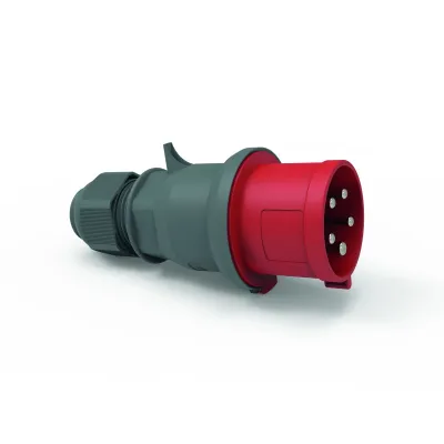 Bals Phasenwender 227 | CEE Drehfeldwechsler 32A 5-polig 400V 6h | Quick-Connect | IP44 | Multi-Grip | rot