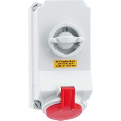 BALS CEE Wandsteckdose 5x16A 400V 16039 IP44 abschaltbar verriegelt