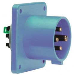 Bals Flanschgerätestecker 28017 QUICK-CONNECT gerade 16A 4p 230V 9h IP44