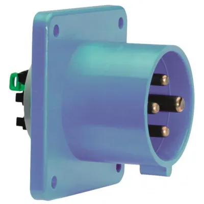 Bals Flanschgerätestecker 28017 QUICK-CONNECT gerade 16A 4p 230V 9h IP44