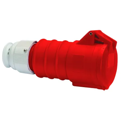 Bals Elektrotechnik CEE-Kupplung 31981 | 32A 5-polig | 400V 6h | IP44 | QUICK-CONNECT | schraublose Klemme | rot