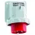 Bild: Bals Elektrotech. CEE Phasenwender Stecker 2608 | 32A 5-polig | 400V 6h | IP67 | Schraubklemme | Kunststoff | rot