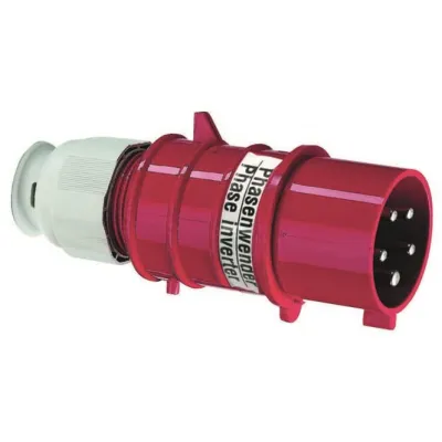 Bals Phasenwender 2271 | 16A 5-polig | 400V 6h | IP44 | MULTI-GRIP Verschraubung | Schraubklemme | Kunststoff | rot