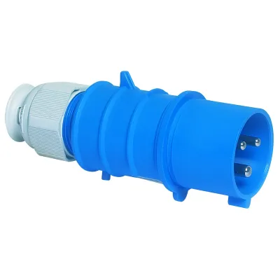Bals CEE-Stecker 21690 | 32A 3-polig | 230V 6h | QUICK-CONNECT | IP44 | schraublose Klemme | blau