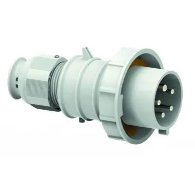 Bals CEE-Stecker 21534 | 32A 5-polig | IP67 | >50V | schraublose Klemme | gerade Ausführung | grau RAL7035