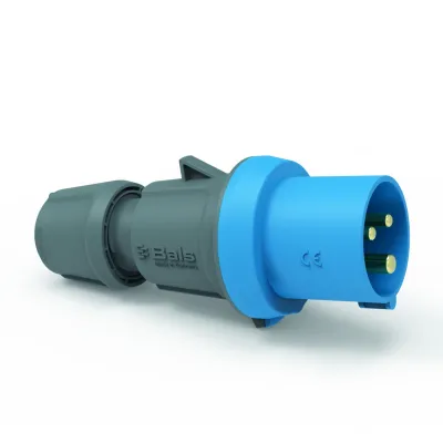 Bals CEE-Stecker 211 | Innolinq QC | 16A 3-polig 230V | IP54 | schraublose Klemme | 6h | Kunststoff | blau