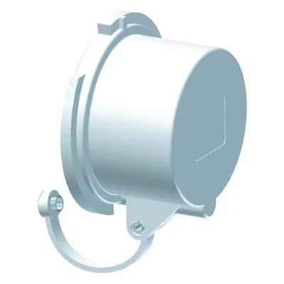 Bals Elektrotech. Verschlusshaube 831 | 16A 5-polig | IP67 | Polyamid | mit Befestigungsband | grau RAL 7035