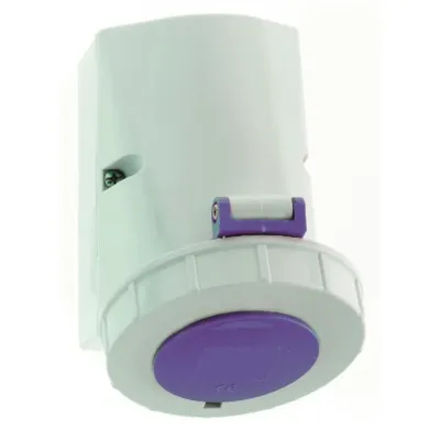 BALS CEE-Wandsteckdose 1133 | 16A 3-polig | 230V 6h IP67 | Aufputz | Schraubklemme | Kunststoff | blau RAL 5015