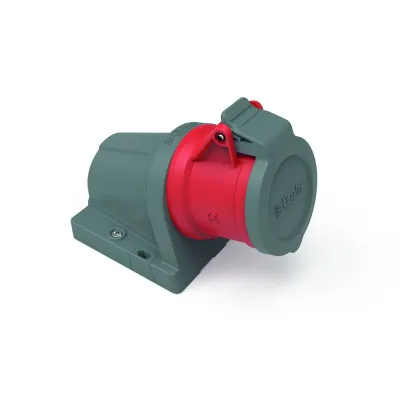 Bals Wandsteckdose Innolinq 110624 | CEE 5-polig 16A 400V 6h IP44 | Aufputz | schraublose Klemme | rot RAL3000