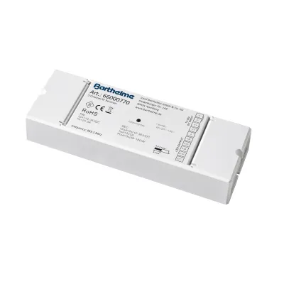 Barthelme Funksteuergerät 66000770 | 5-Kanal LED Steuergerät | RF | CV 12-36V | 25A | IP20 | Kunststoff