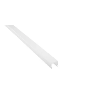 Barthelme Abdeckung 62399362 | LED Strip Abdeckung | 2m | Kunststoff | opalweiß | 180° Lichtverteilung | 18,4x18,2mm