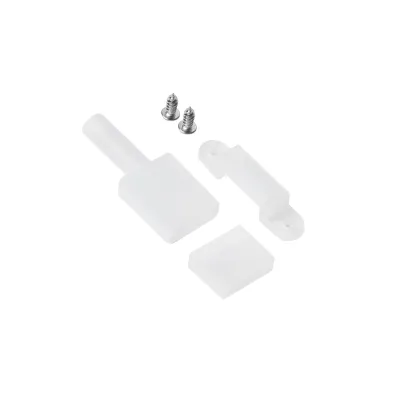 Barthelme Montageset 51540501 | Befestigungssatz Basic Top View 4mm | Zubehör-Kit | Kunststoff | für LED-Profile