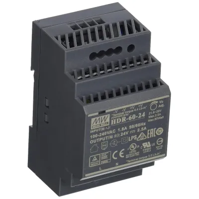 Barthelme Netzteil 66000651 | LED-Betriebsgerät 24V DC 60W | Hutschiene | IP20 | Kunststoffgehäuse | ohne Dimmfunktion