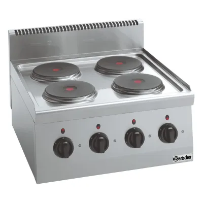 Bartscher Elektroherd 600,B600,4PL,TG 131734