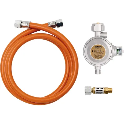 Bartscher Gas-Anschluss-Set f.Außenbereich Niederdruckregler Schlauch 825152