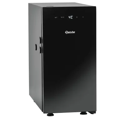 Bartscher Milchkühlschrank KV9L 190089 | 9L | Milch-Kühlschrank für Vollautomat | Umluftkühlung | abschließbar | schwarz