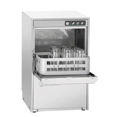 Bartscher Spülmaschine GS C350 RW | Gewerbliche Gläserspülmaschine | 350x350 mm Korb | Edelstahl | 230V