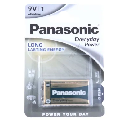 Batterie 6LR61 9V für Mikrowelle Panasonic 6LR61EPS1BP Everyday Power, Einzelpac