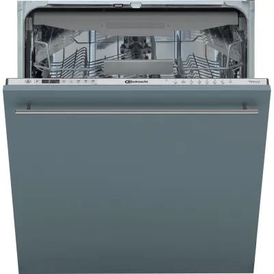 Bauknecht Geschirrspüler vollintegriert BCIC 3T333 PFE | 60 cm | PowerClean | ActiveDry | Besteckschublade | silber