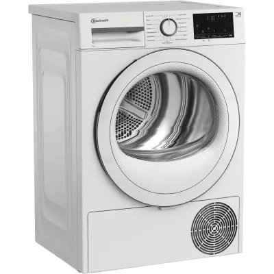 Bauknecht Wärmepumpentrockner BD 8D WWS | 8 kg | A++ | 15 Programme | Slim Design | Trommelbeleuchtung | Weiß