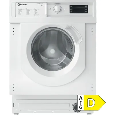 Bauknecht Einbauwaschmaschine BI WMBG 71483E DE N | 7 kg | 1400 U/min | Frontlader | Steam Hygiene | Energieeffizienz D