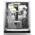 Bild: Bauknecht Unterbau-Geschirrspüler BKO UBM 66522 | 15 Maßgedecke | PowerClean Pro | Edelstahloptik | 60 cm | B