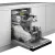 Bild: Bauknecht Unterbau-Geschirrspüler BKO UBM 66522 | 15 Maßgedecke | PowerClean Pro | Edelstahloptik | 60 cm | B