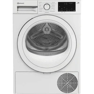 Bauknecht Wärmepumpentrockner BT 84D WWS | 8 kg | 15 Programme | Slim-Design | Startzeitvorwahl | Kindersicherung | Weiß