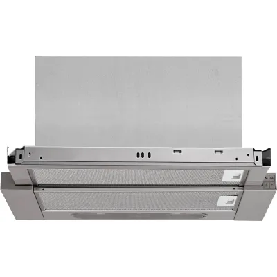Bauknecht Flachschirm-Dunstabzugshaube DBAH 65 LM X | 60 cm | 448 m³/h | LED | 3 Stufen | Abluft & Umluft | silber