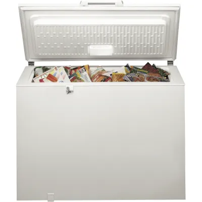 GTE Gefriertruhe GTE 822 | 219 l Volumen | 2 Gefrierkörbe | Super-Gefrieren | Energieeffizienz C | Weiß