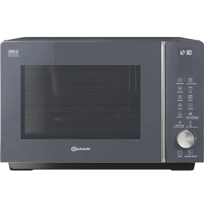 Bauknecht Kombi-Mikrowelle MF 259 SG | 25 l | Grill 1300W | Heißluft 1500W | Dampfgarfunktion | Silber-Schwarz