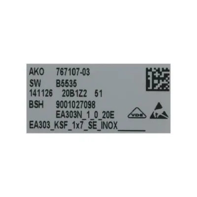 Bedienblende 11003897