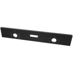 Bedienblende Material:Glas, Farbe:schwarz,Optimiertes Design "light grey"