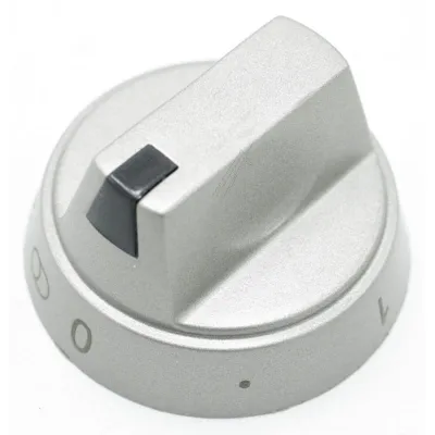 Bediendrehknopf für Ofen Amica 9070530 Regler silberfarben