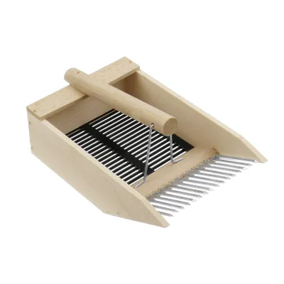 Beerenpflücker Beerenkamm HOME 248006 | Heidelbeer- & Preiselbeerpflücker | Holz/Kunststoff/Draht | 22x14x10cm