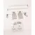 Bild: Befestigungssatz 28A für Dunstabzugshaube Electrolux/Aeg 4055385514 Montagemater