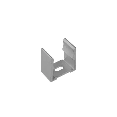 Fränkische Aluminium-Klemmschelle AKS-E 16 | Rohrschelle 16 mm | für Alu Gewinde-ES & Steck-ES | Aluminium unbehandelt