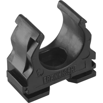 Fränkische Klemmschelle clipfix-UV 32 | Rohrschelle Ø32mm | UV-beständig | schwarz | nicht flammenausbreitend