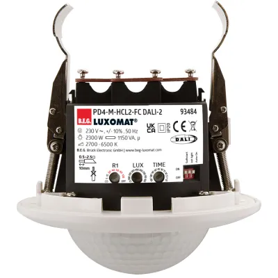 B.E.G. Präsenzmelder PD4-M-HCL2-DE 93484 | DALI Human Centric Lighting | Tunable White | 360° | 2300W | weiß