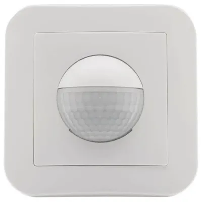 B.E.G. Bewegungsmelder Indoor 180-R 92621 | Unterputz | Akustiksensor | 11-48V AC/DC | 180° | IP20 | weiß
