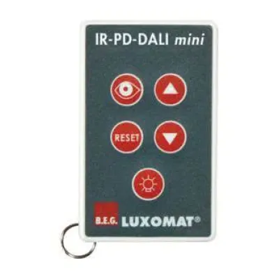 B.E.G. Fernbedienung IR-PD-DALI-Mini 92112 | Handsender für Präsenzmelder | Mini | mobiler Lichtschalter | grau