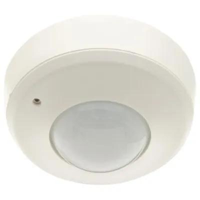 B.E.G. Präsenzmelder PD2-S-AP 92152 | 360° Bewegungsmelder Slave | Aufputz | 10m Reichweite | IP20 | weiß | RAL9010