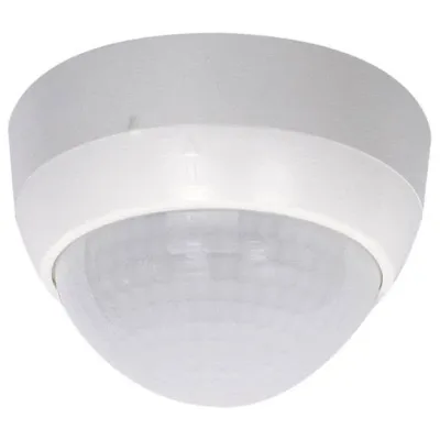 BEG Präsenzmelder PD4-M-1C-AP 92580 | 360° Aufputz | 24 m Erfassungsbereich | Potenzialfreier Kontakt | IP20 | weiß