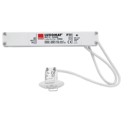 B.E.G. Bewegungsmelder PD9-1C-DE | Deckenmontage 360° | Mini-Präsenzmelder | 10m Reichweite | IP20 | 230V | weiß