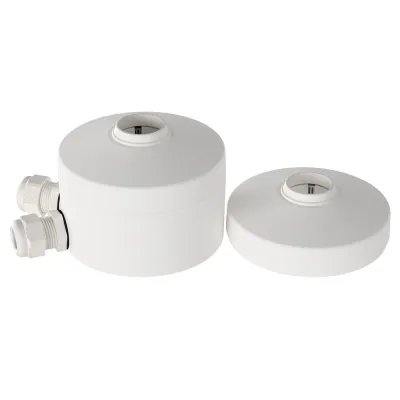 BEG Pendelmontageset 93179 | Zubehör für Aufputzgeräte PD2/3/4 AP | Stangenrohr EN32 kompatibel | weiß